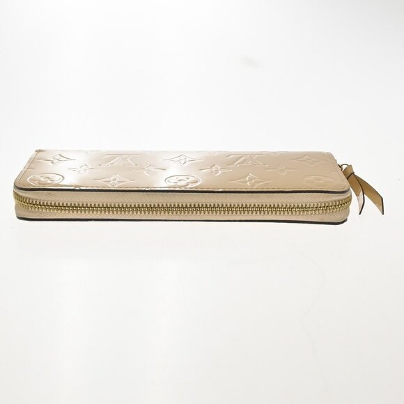 LOUIS VUITTON Clemence Zipper Wallet Monogram Vernis Leather BE - Picture 6 of 14